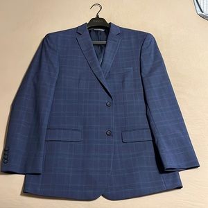 Blue Suit 42R 35W x 32L NWT